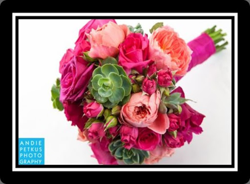 fushia-bridal-bouquet-with-succulents-Françoise-Weeks