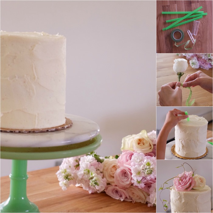 Step-By-Step Safe Cake Flower Placement | Maggie Bailey