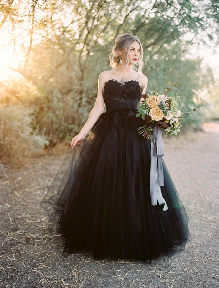 Bouquets for Black Gowns - Botanical Brouhaha